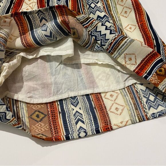 Hem & Thread Boho Hippie Sleeveless Lace Open Back Romper Women's Size Medium - Picture 8 of 16